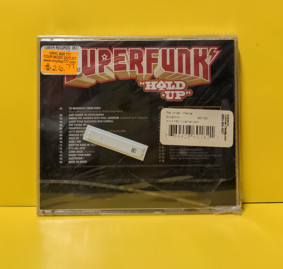 Superfunk - Hold Up - 2000 - 7243 8489512 9 New - Sealed - CDs