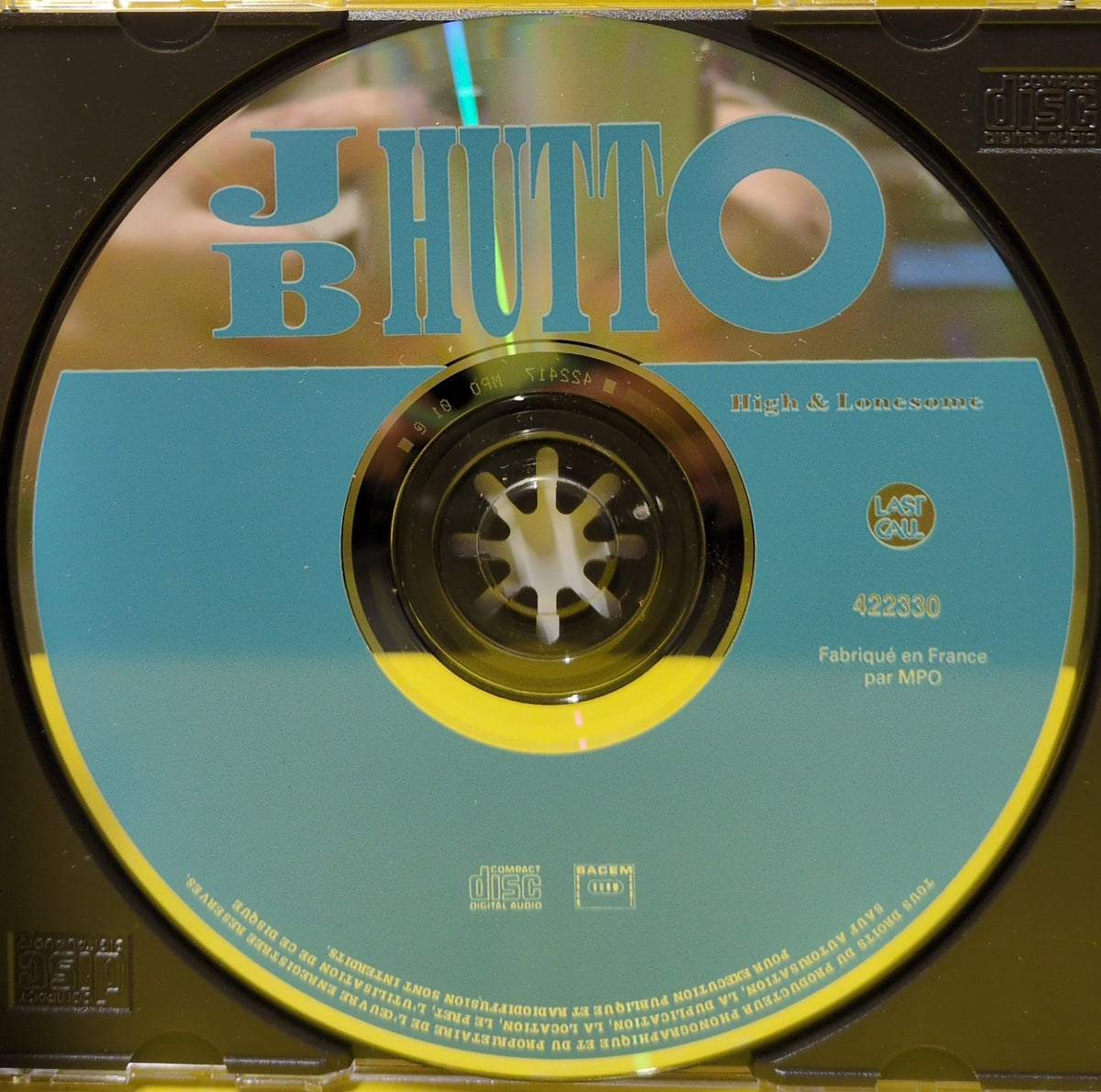 J.B. Hutto - High & Lonesome  - 422330 Used - VG++ - CDs