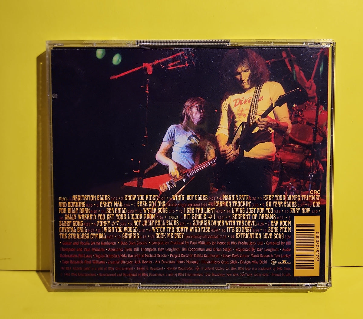 Hot Tuna - The Best Of Tuna - 1998 - BG2 67692 Used - NM - CDs