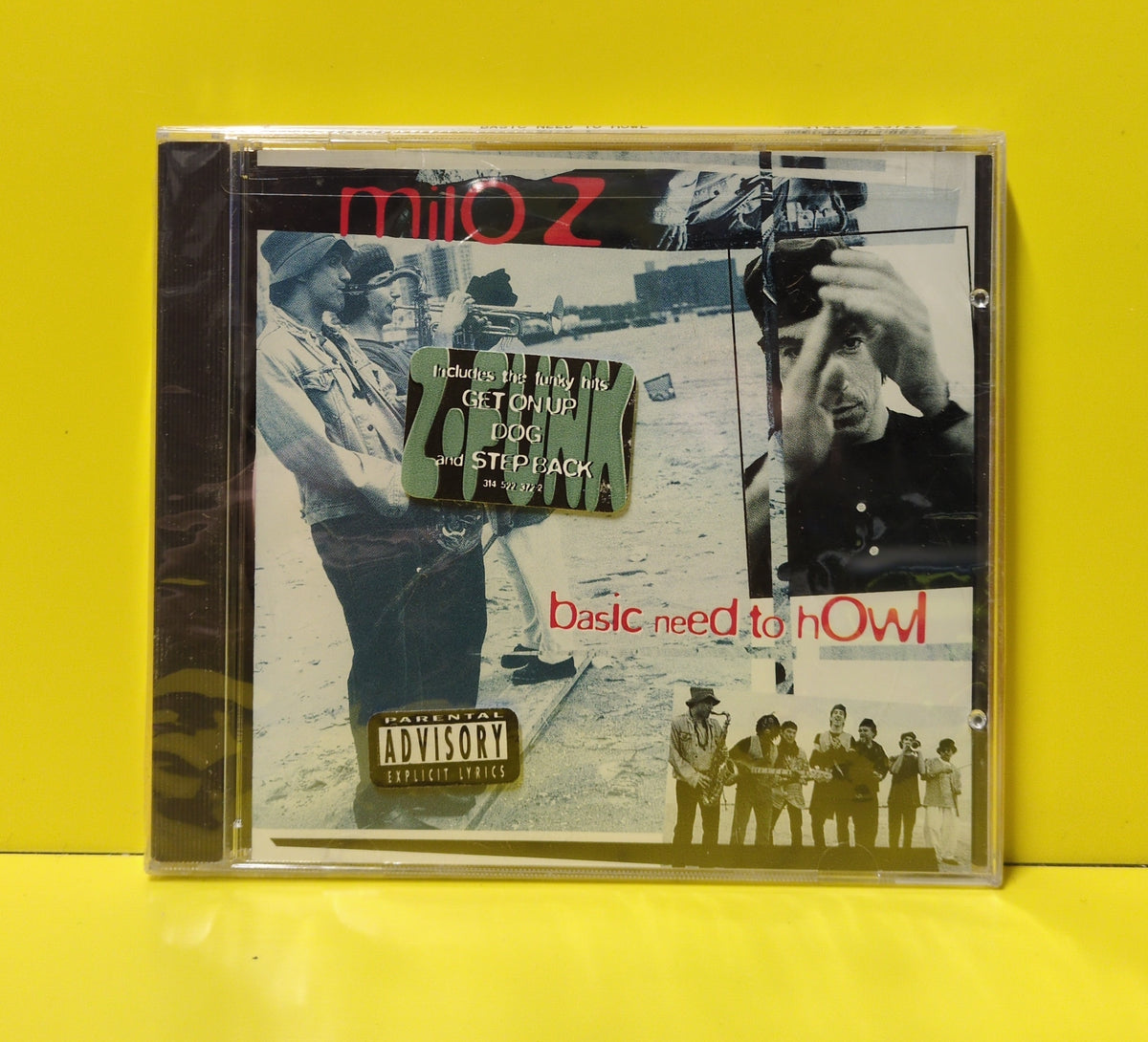 Milo Z. - Basic Need To Howl - 1994 - 314 522 372-2 New - Sealed - CDs