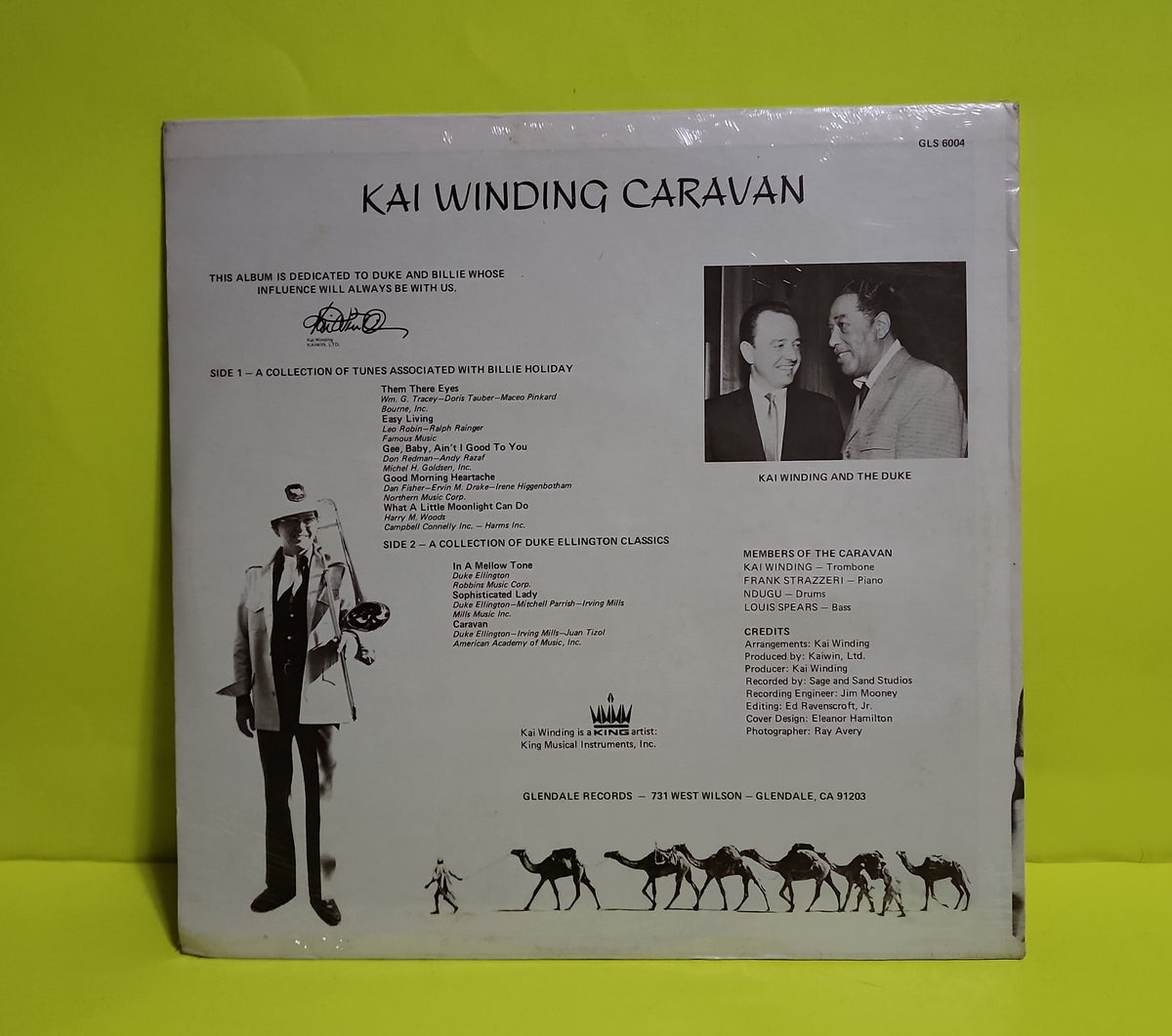 Kai Winding - Caravan - 1977 - GLS 6004 New - Sealed - Vinyl