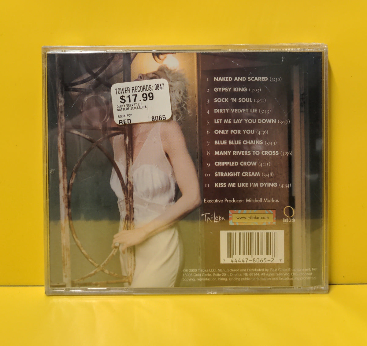 Laura Satterfield - Dirty Velvet Lie - 2000 - TR-8065-2 New - Sealed - CDs