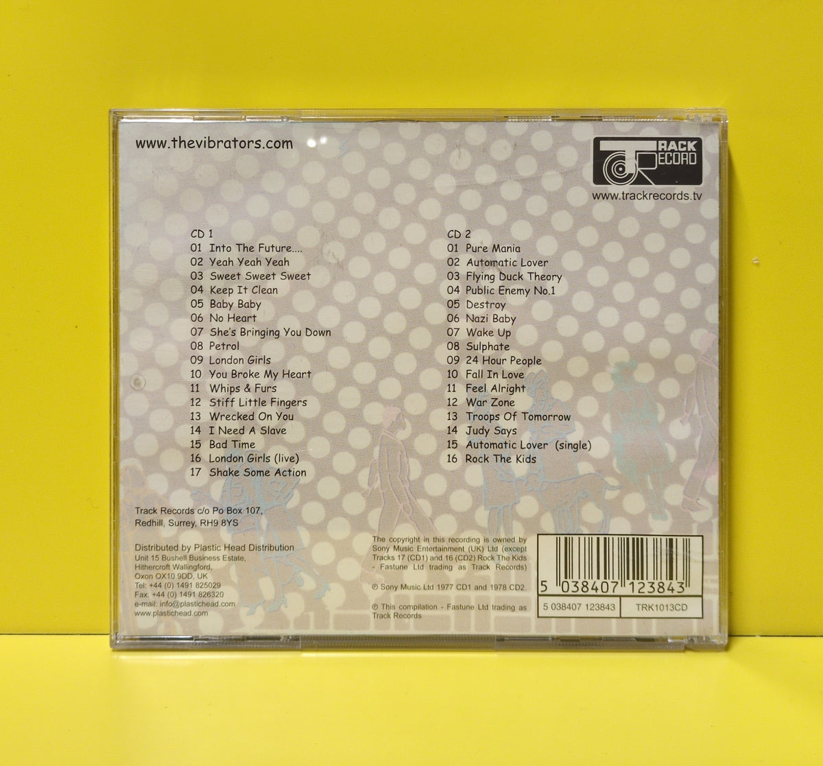 The Vibrators - Pure Mania + V2 - 2002 - TRK1013CD Used - EX - CDs