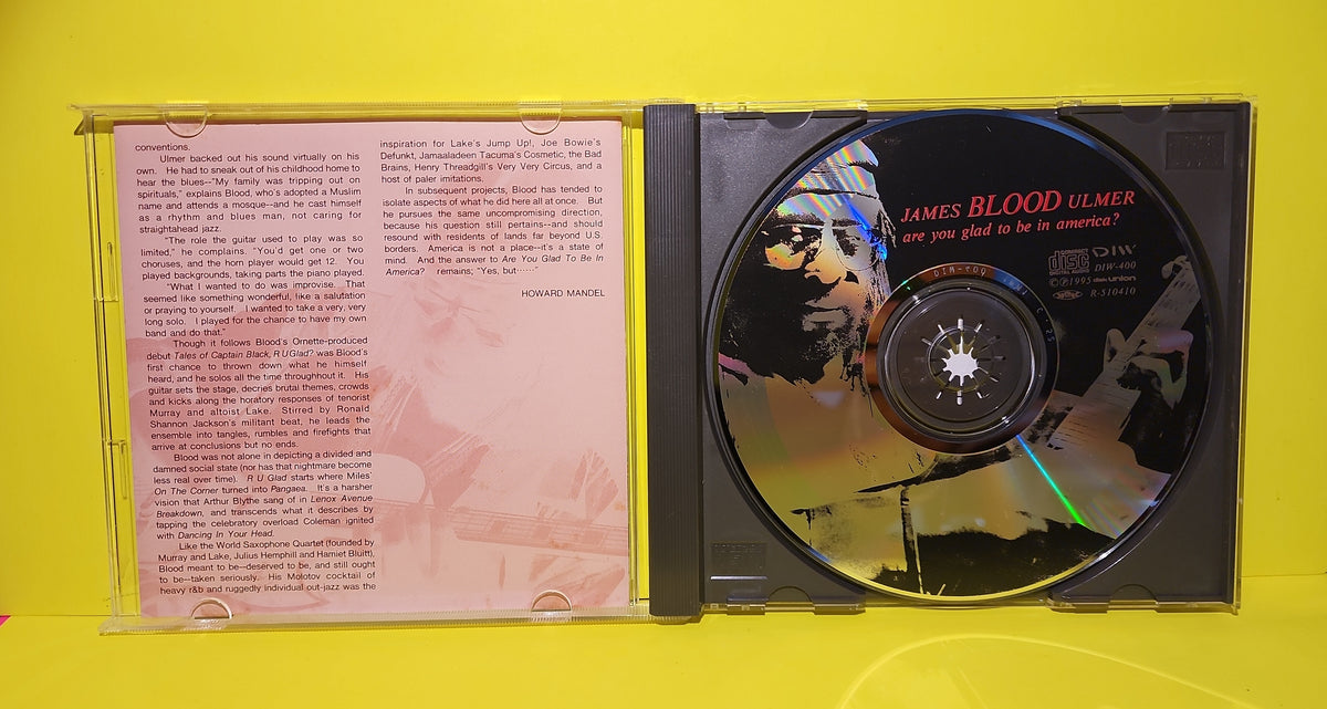 James Blood Ulmer - Are You Glad To Be In America? Japan Import  - 1995 - DIW-400 Used - NM - CDs