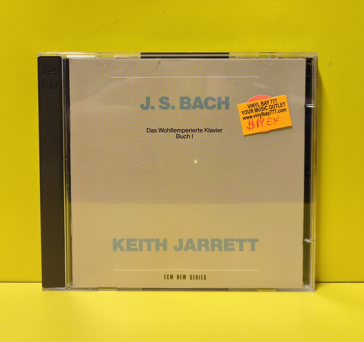J.S. Bach, Keith Jarrett - Das Wohltemperierte Klavier Buch I - 1988 - ECM New Series 1362/63 Used - EX - 2xCD