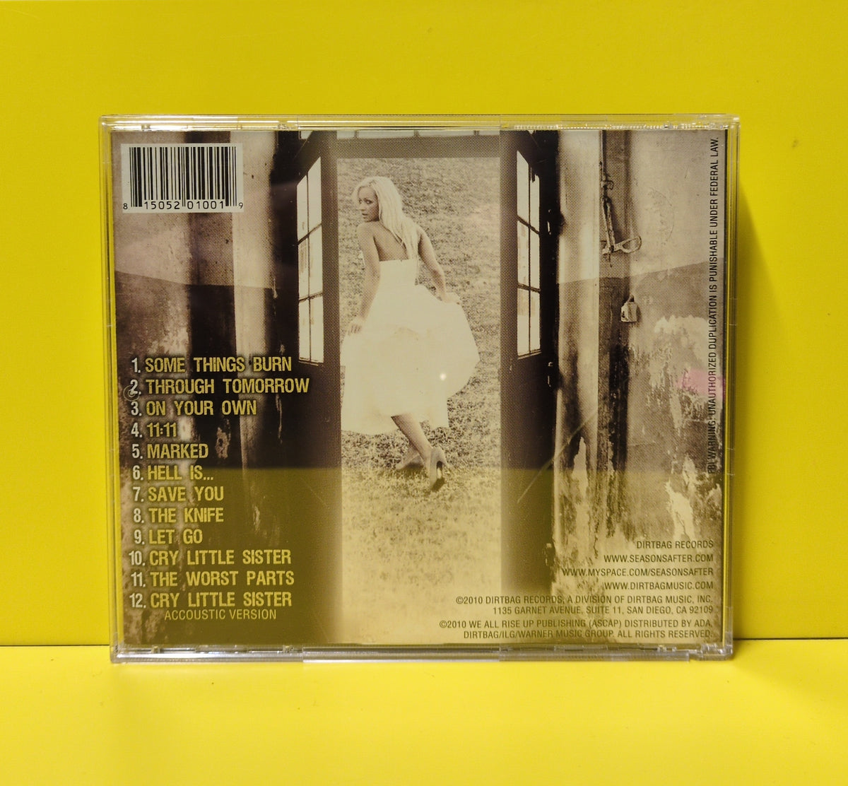 Seasons After - Through Tomorrow - 2010 - Used - EX - CDs