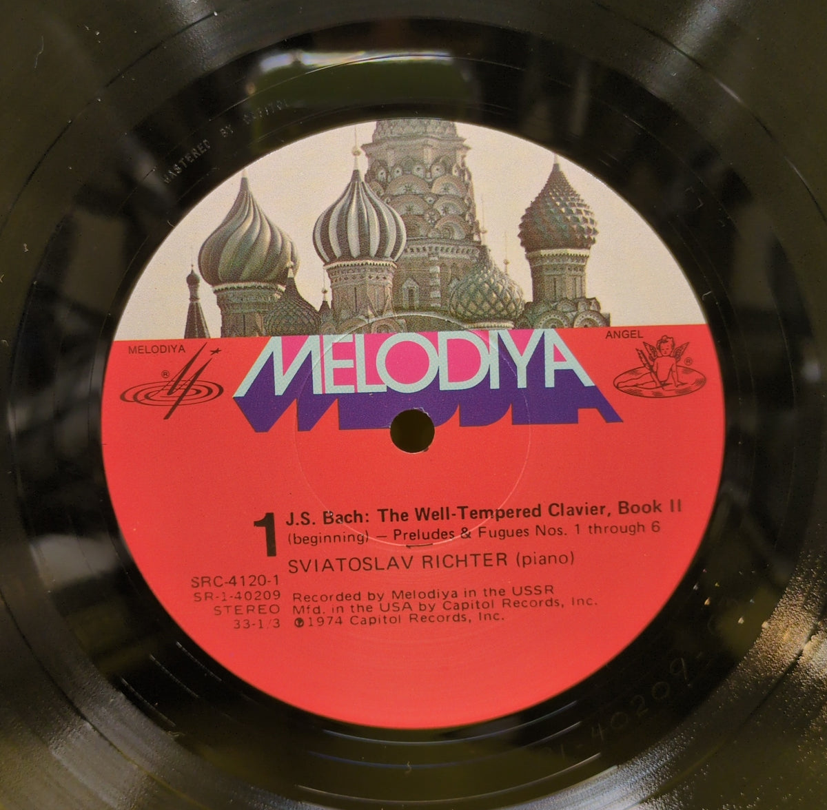 Bach, Sviatoslav Richter - The Well-Tempered Clavier, Book II - 1974 - SRC-4120 Used - VG++ - Vinyl - 3xLP Box Set