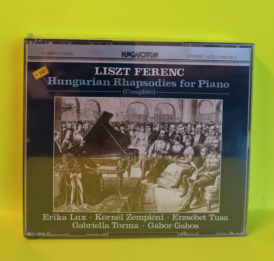 Liszt Ferenc  - Hungarian Rhapsodies For Piano (Complete) - 1986 - HCD 11488-89-2 New - Sealed - CDs