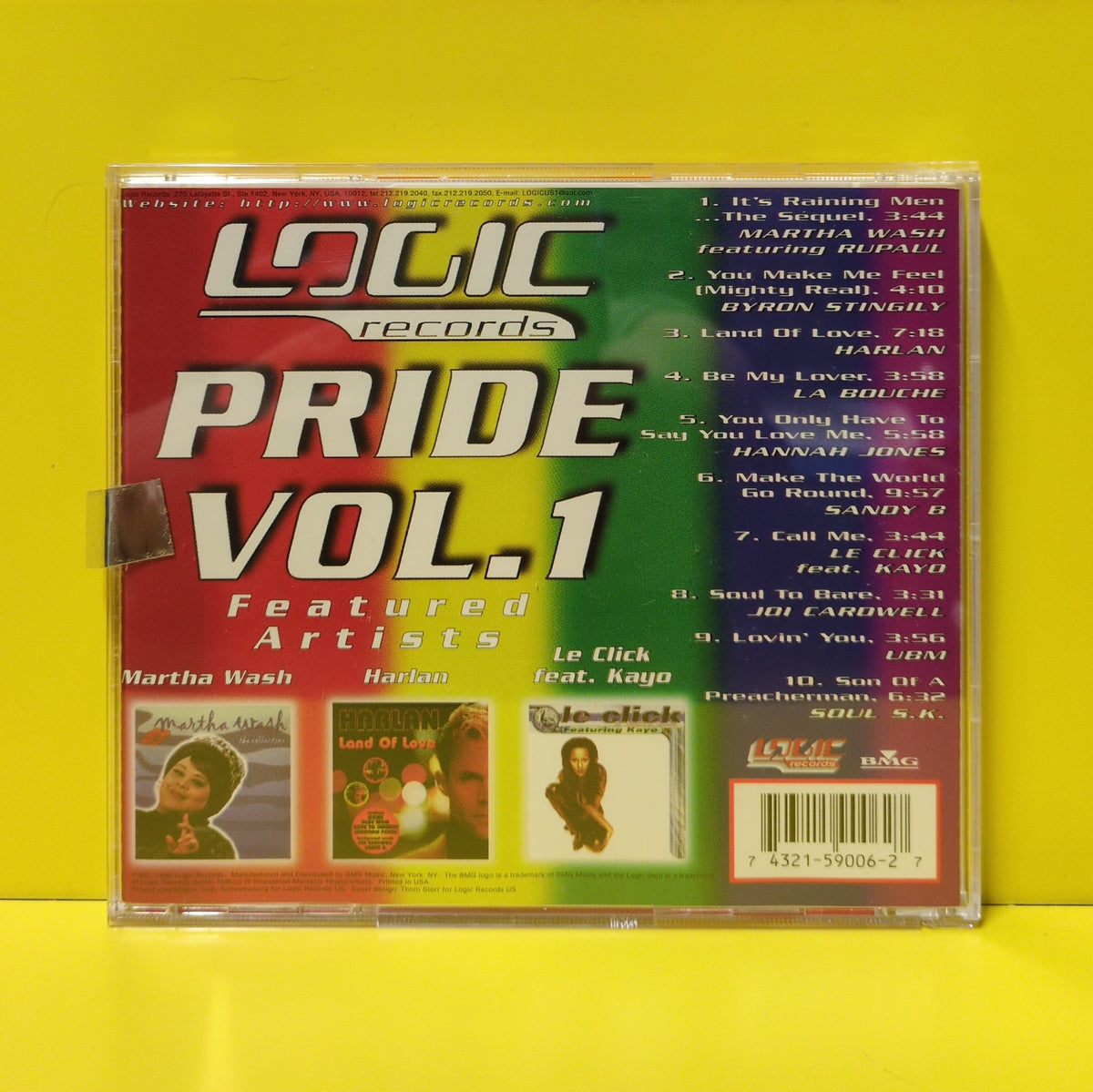 Various - Logic Pride Vol. 1 - 1998 - 74321-59006-2 Used - EX - CDs