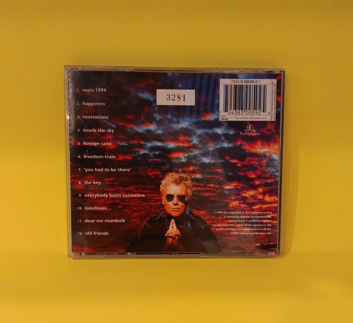 Roger Taylor - Happiness ? UK Numbered CD - 1997 - 7243 8 30059 2 5 Used - VG++ - CDs