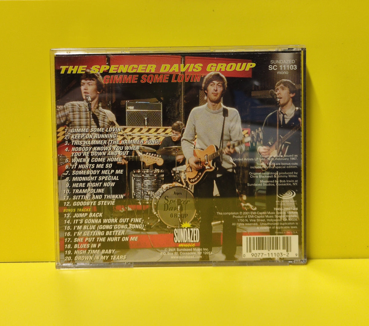 The Spencer Davis Group - Gimme Some Lovin' - 2001 - SC 11103 Used - EX - CDs - Reissue - Mono