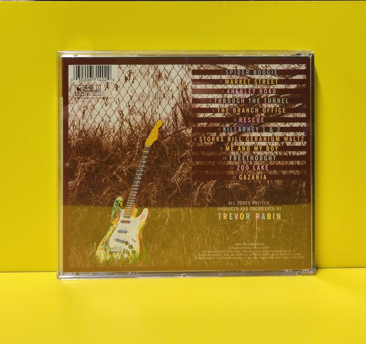 Trevor Rabin - Jacaranda - 2012 - 302 067 140 2 Used - EX - CDs