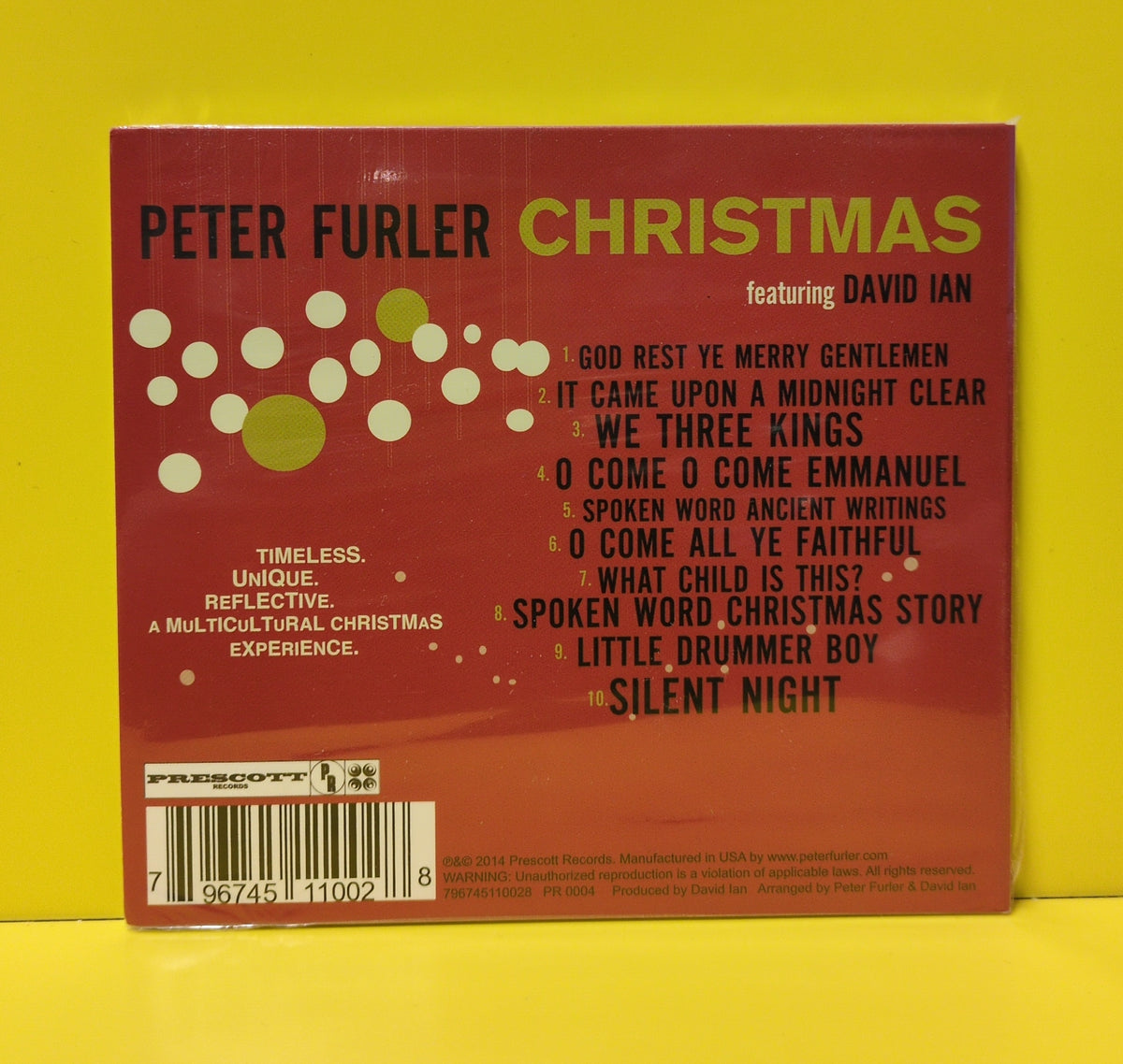 Peter Furler Featuring David Ian - Christmas - 2014 - PR 0004 New - Sealed - CDs