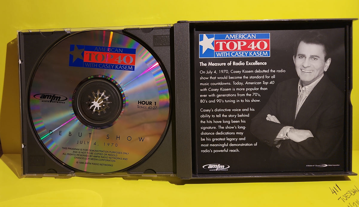 Casey Kasem  - American Top 40 With Casey Kasem: Debut Show July 4, 1970 - 1988 - Used - NM - CDs