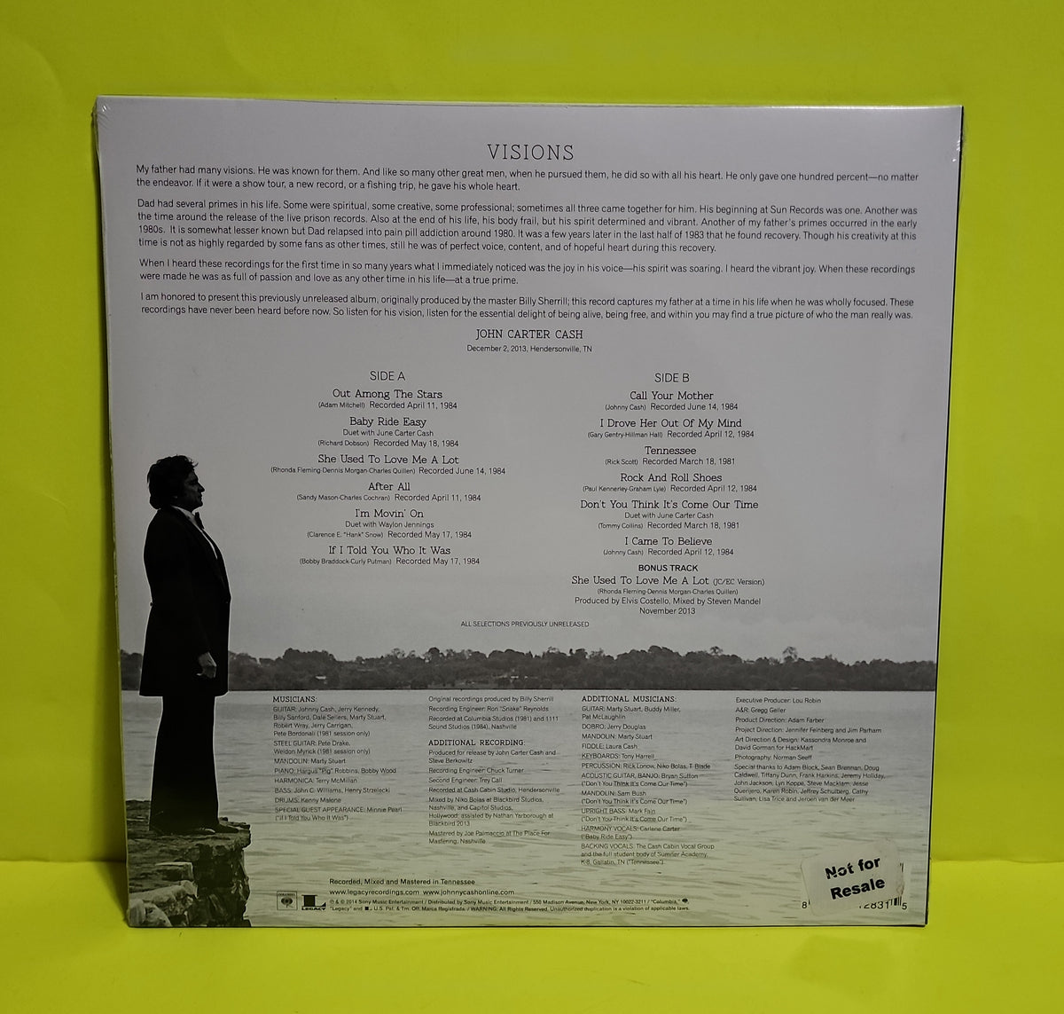 Johnny Cash - Out Among The Stars / Promo  - 2014 - 88883712831 New - Sealed - Vinyl