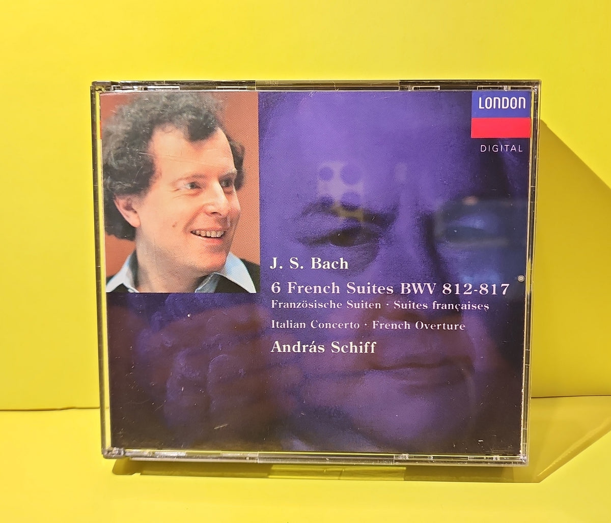 J.S. Bach / András Schiff - 6 French Suites BWV 812-817, Italian Concerto, French Overture - 1993 - 433 313-2 Used - EX - CDs
