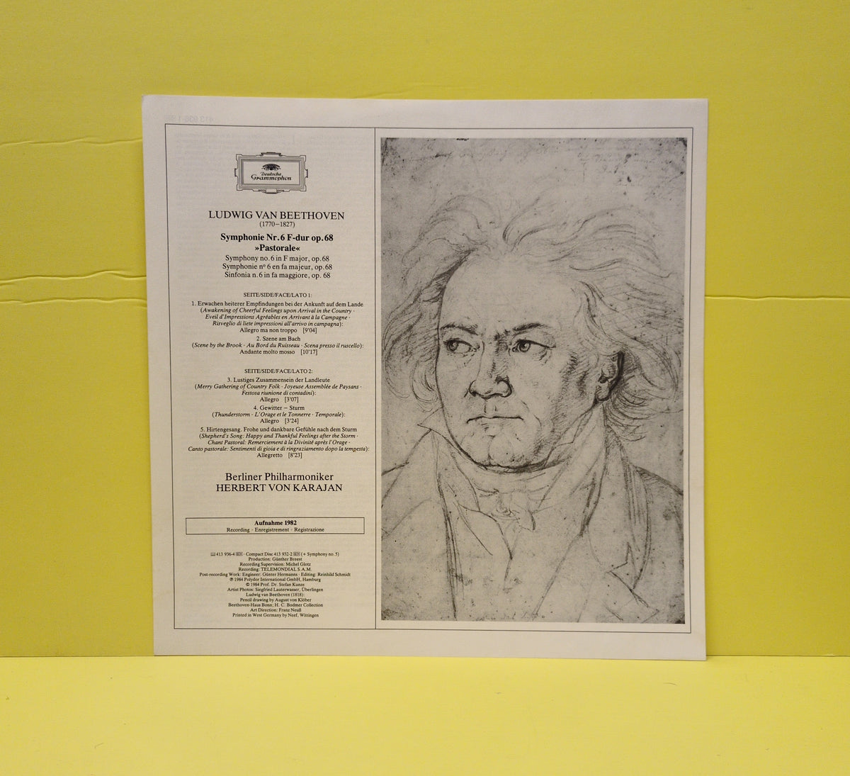 Beethoven / Karajan, Berliner Philharmoniker - Symphonie No.6 »Pastorale« - 1984 - 413 936-1 Used - NM - Vinyl