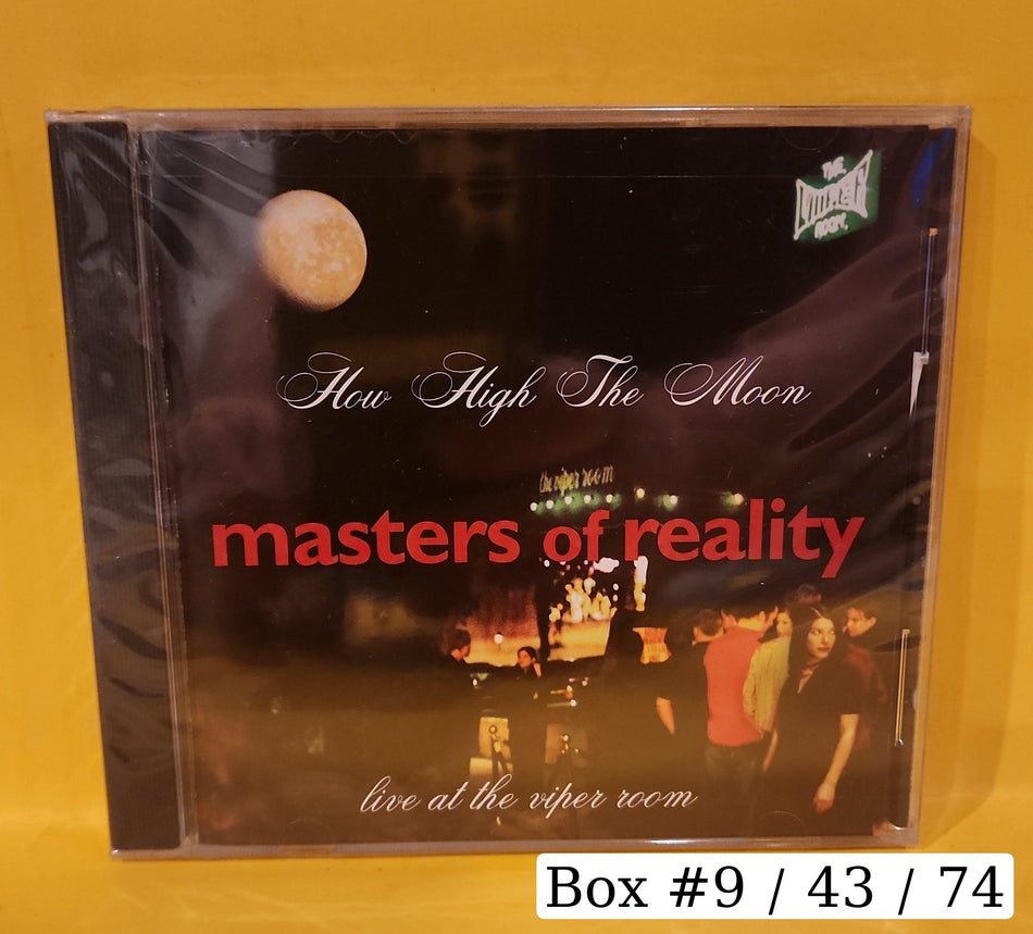 Masters Of Reality - How High The Moon: Live At The Viper Room - 1997 - MV5017-2 New - Sealed - CDs