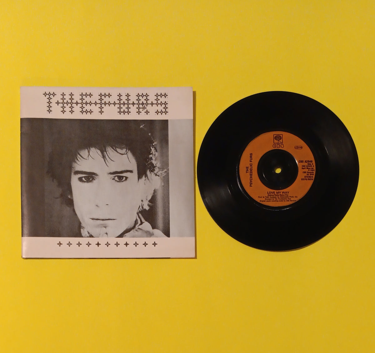 The Psychedelic Furs - Love My Way / Aeroplane (UK 7") - 1982 - CBS A2549 Used - VG++ - Vinyl