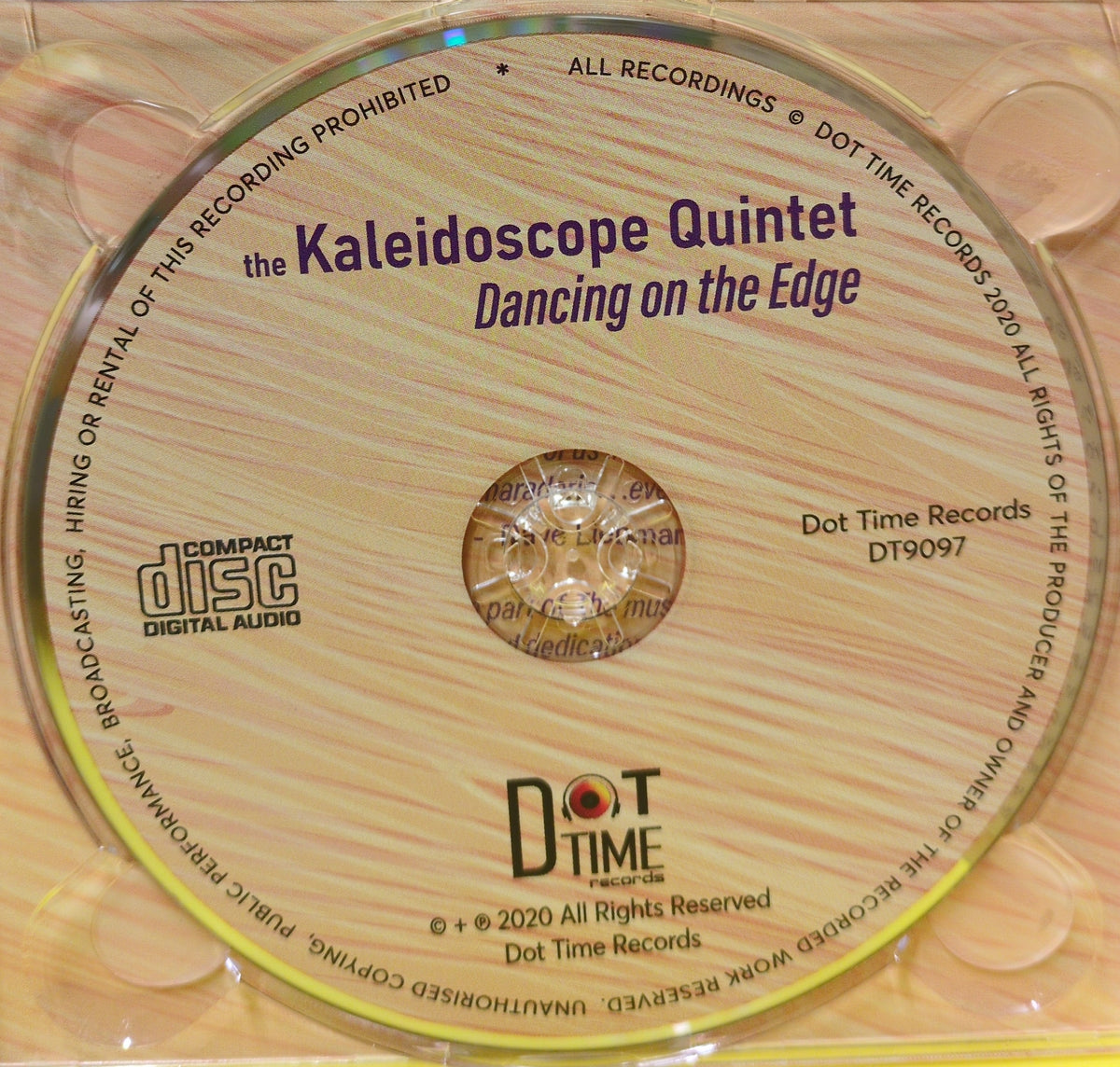 The Kaleidoscope Quintet - Dancing On The Edge - 2020 - DOTT9097 Used - EX - CDs