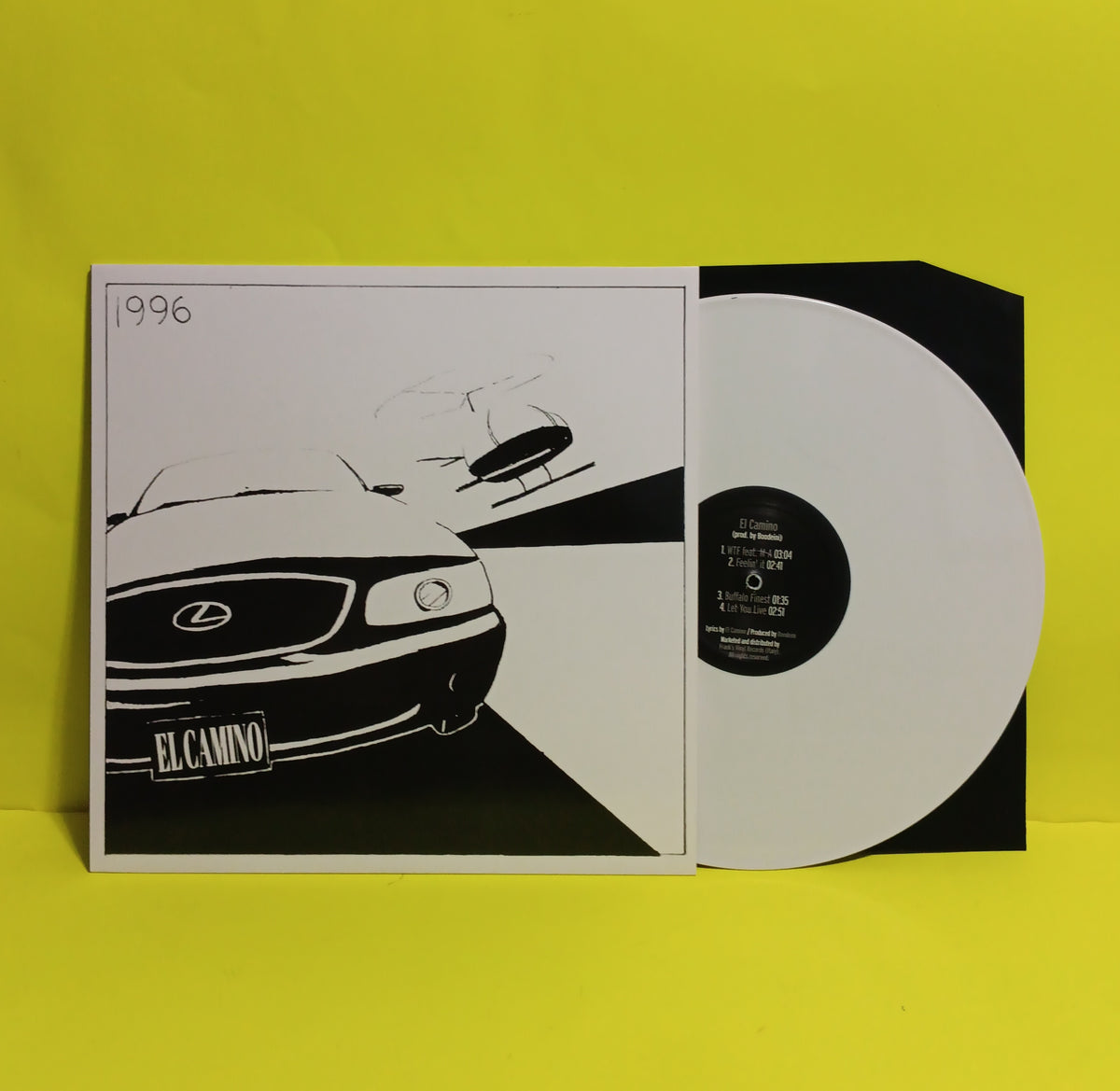 El Camino - 96 (Italy White Vinyl) - 2019 - FVR-006 New - NM - Vinyl