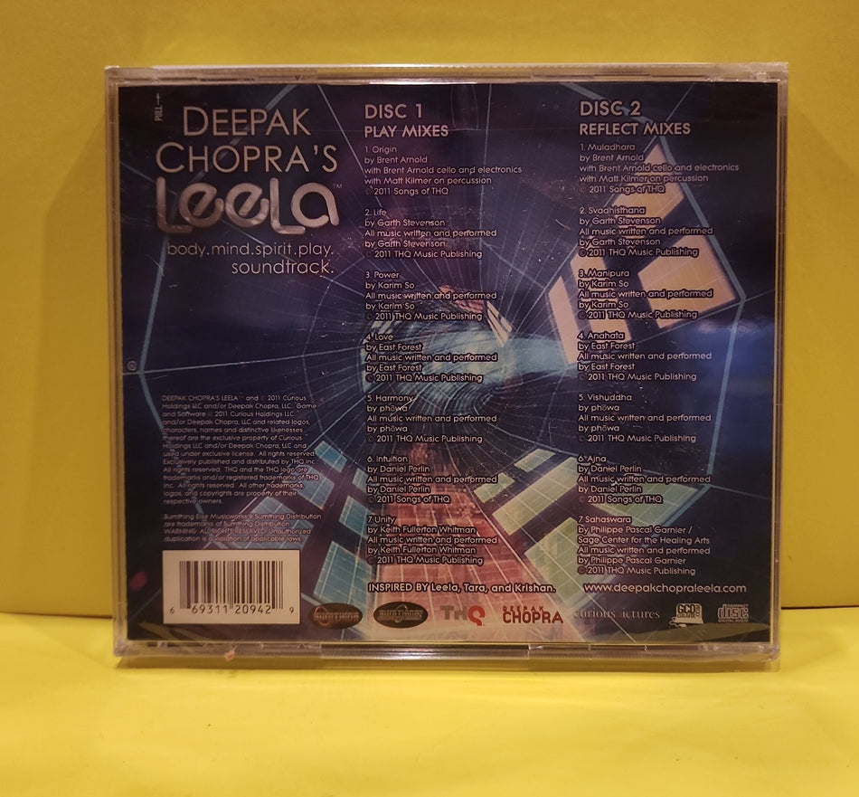 Deepak Chopra's Various - Deepak Chopra's Leela (Body.Mind.Spirit.Play.Soundtrack.) - 2011 - SE-2094-2 New - Sealed - CDs