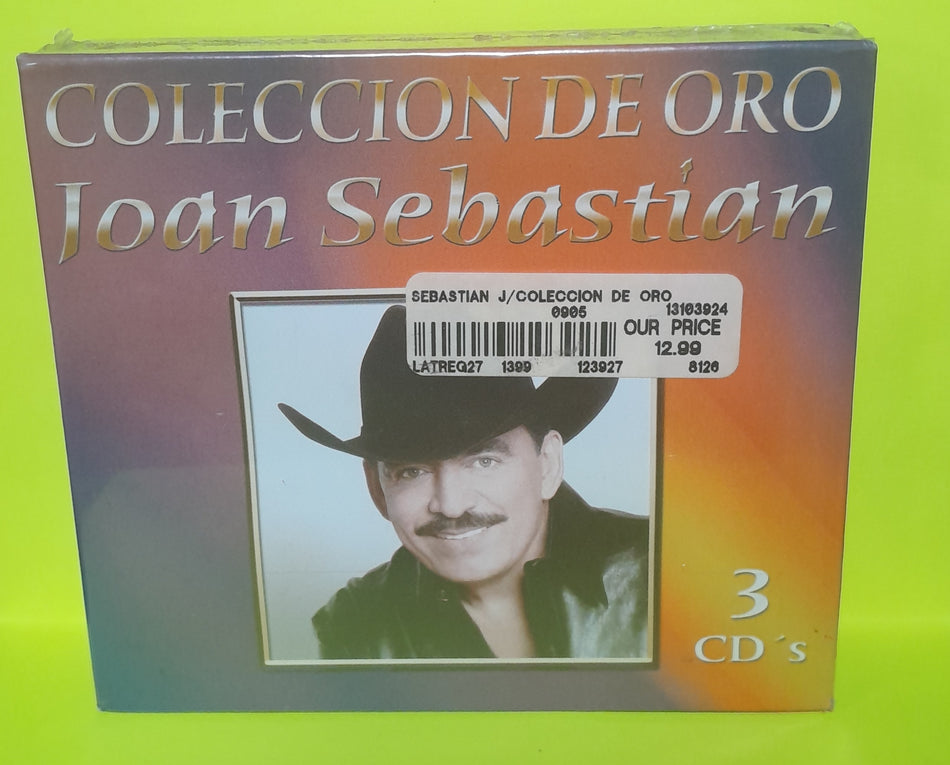 Joan Sebastian - Collection De Oro Joan Sebastian - 2006 - 3MCD-3235 New - Sealed - CDs