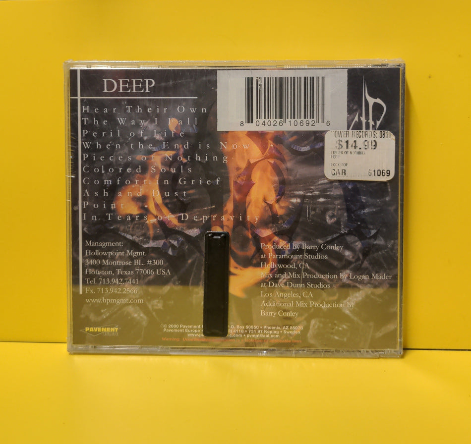 Deep - Pieces Of Nothing - 2000 - 76962-32355-2 New - Sealed - CDs