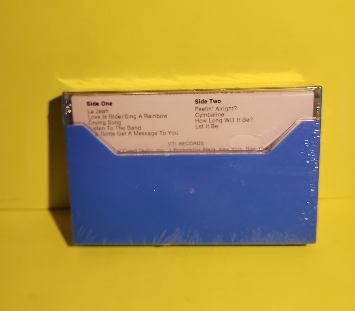 Hubert Laws - Crying Song - CTC 6000 New - Sealed - Cassettes