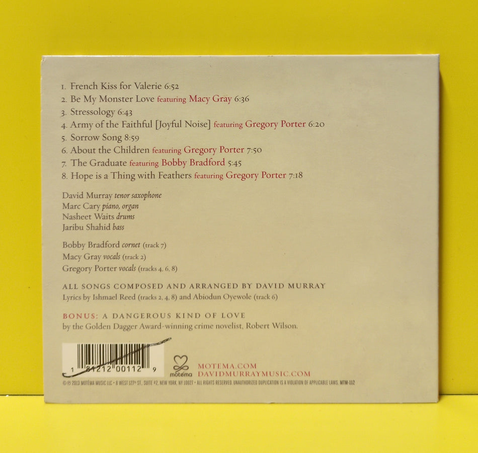 David Murray Infinity Quartet - Be My Monster Love - 2013 - MTM-112 Used - EX - CDs