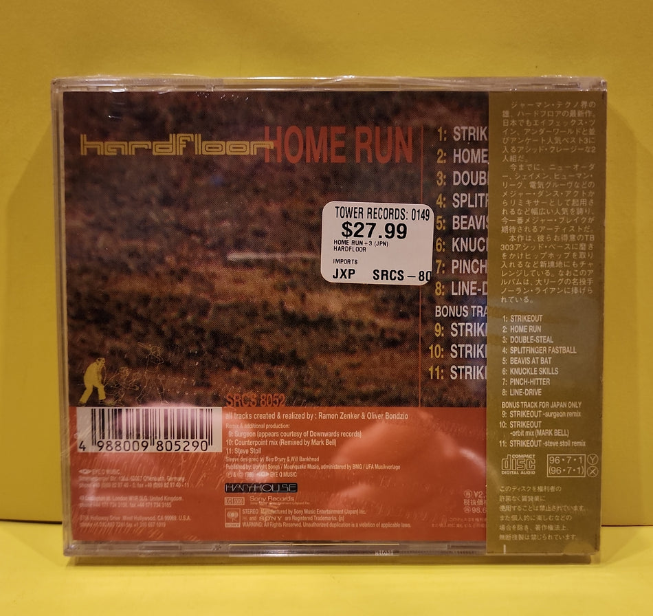 Hardfloor - Home Run - 1996 - SRCS 8052 New - Sealed - CDs