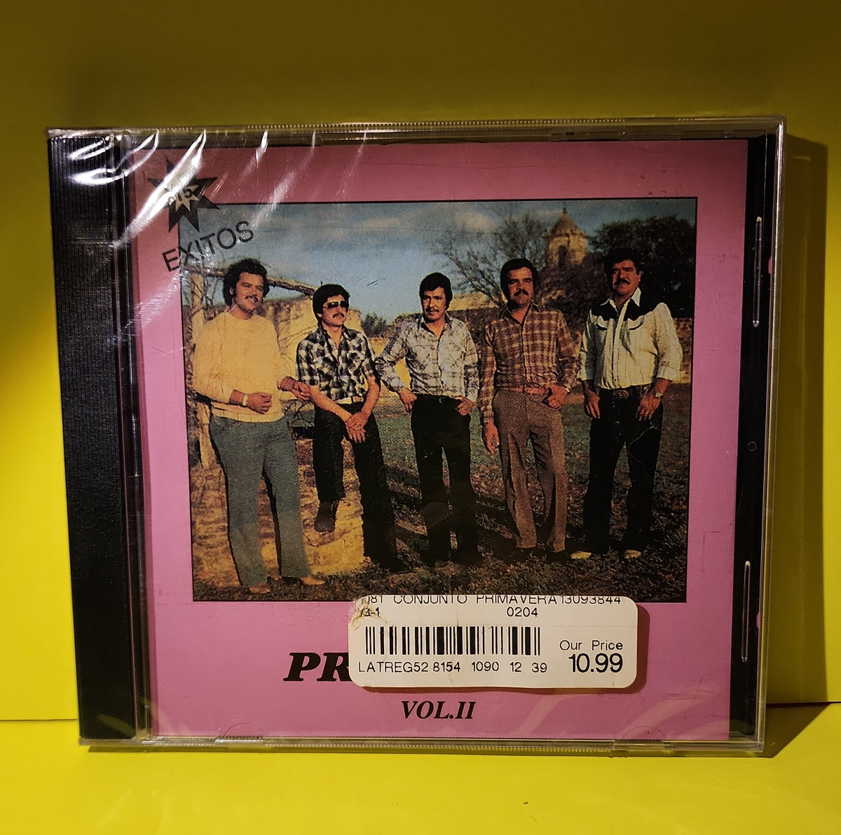 Conjunto Primavera - 15 Exitos Vol. II - 2000 - Joey-9022 New - Sealed - CDs