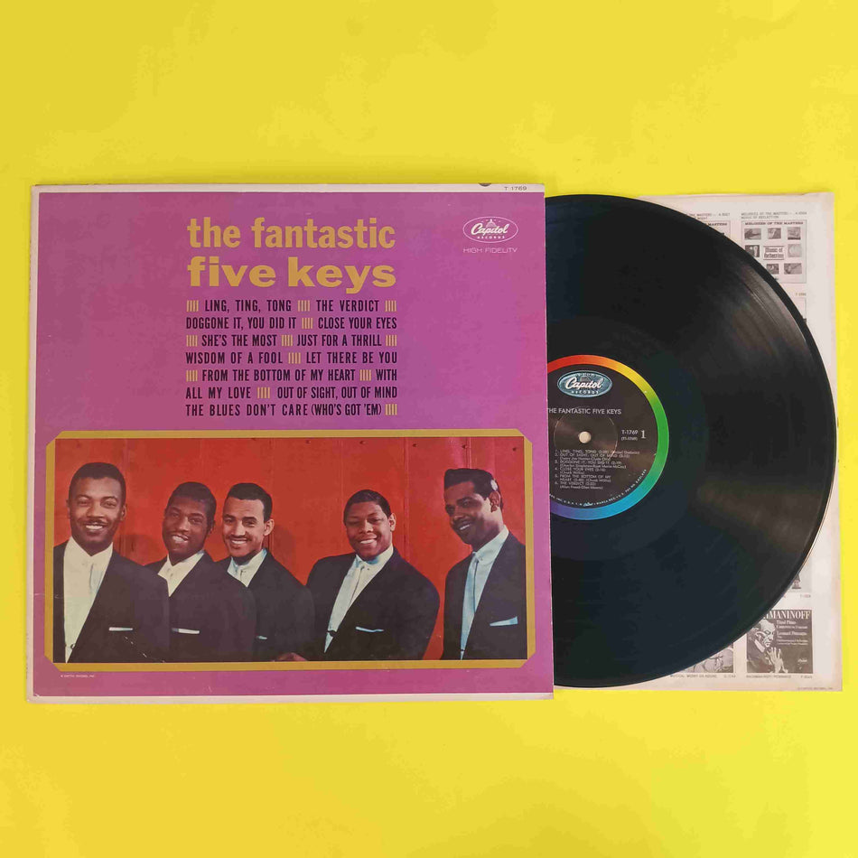 The Five Keys - The Fantastic 5 Keys ORIGINAL PROMO - 1962 - T 1769 Used - VG++ - Vinyl