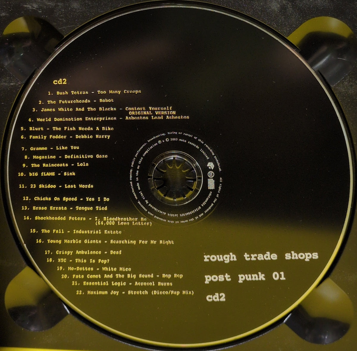 Various - Rough Trade Shops (Post Punk 01) - 2003 - cdstumm224 Used - NM - 2xCD