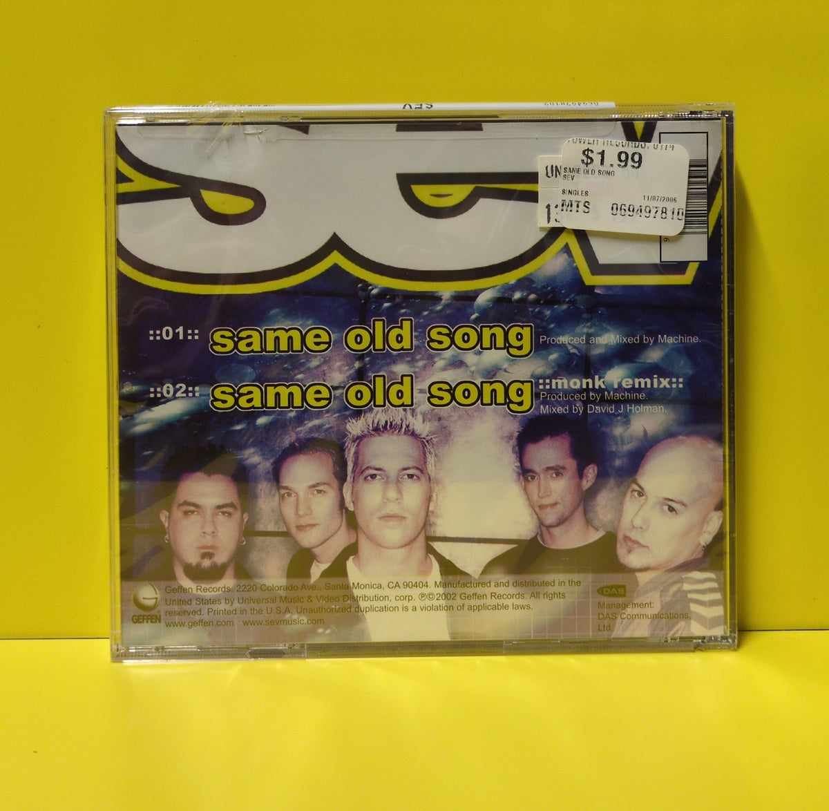 Sev - Same Old Song  - 2002 - 06949 7810 2 New - Sealed - CDs