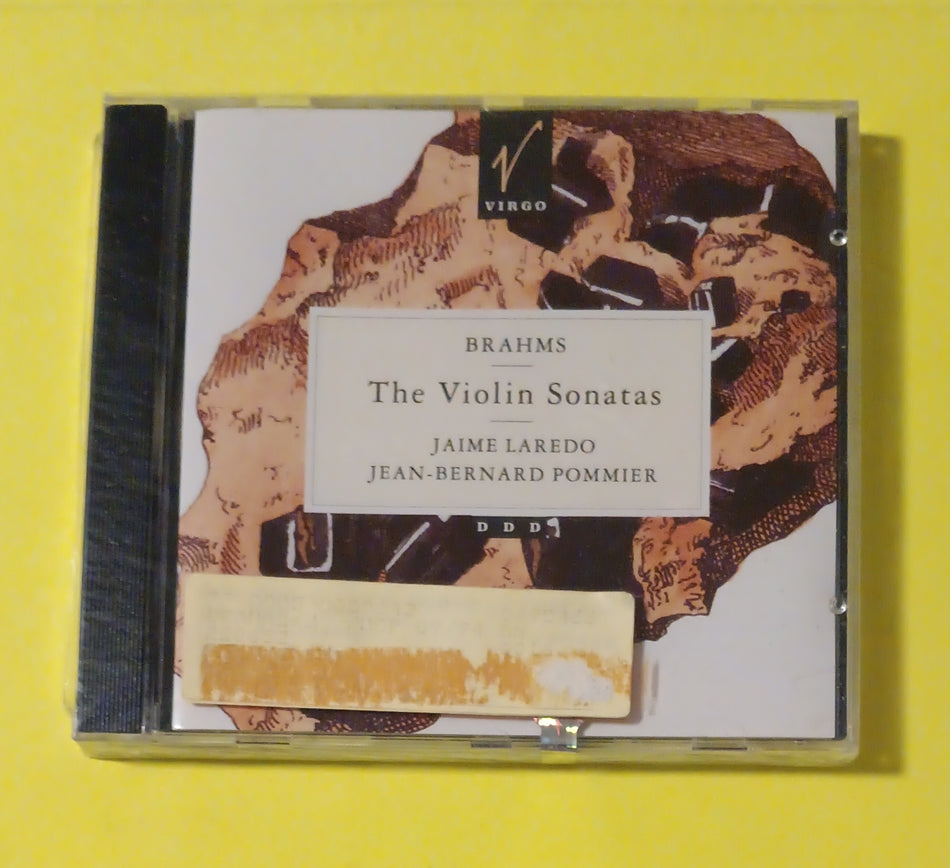 Brahms- Jaime Laredo, Jean-Bernard Pommier - The Violin Sonatas - 1991 - 077775964226 New - Sealed - CDs