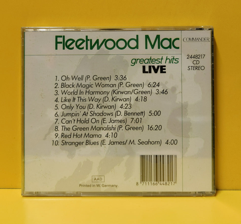 Fleetwood Mac - Greatest Hits Live - 2448217 New - Sealed - CDs