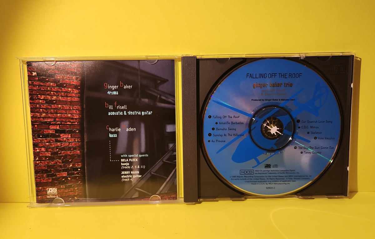 Ginger Baker Trio With Bill Frisell & Charlie Haden - Falling Off The Roof - 1996 - CD 82900 Used - EX - CDs