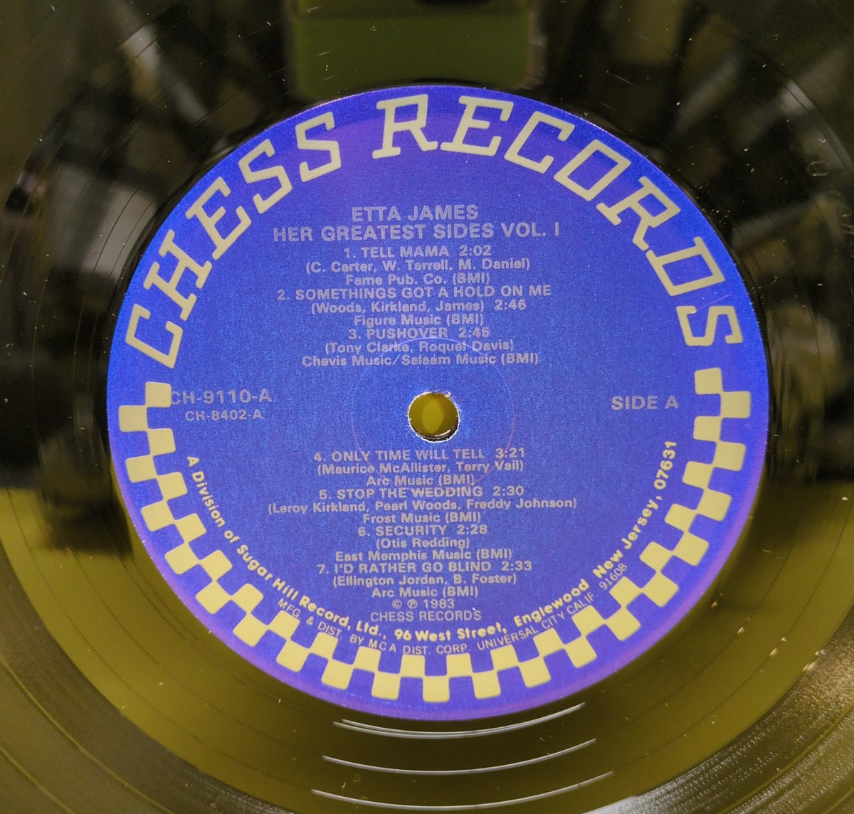Etta James - Her Greatest Sides Volume One - 1983 - CH-9110 Used - EX - Vinyl