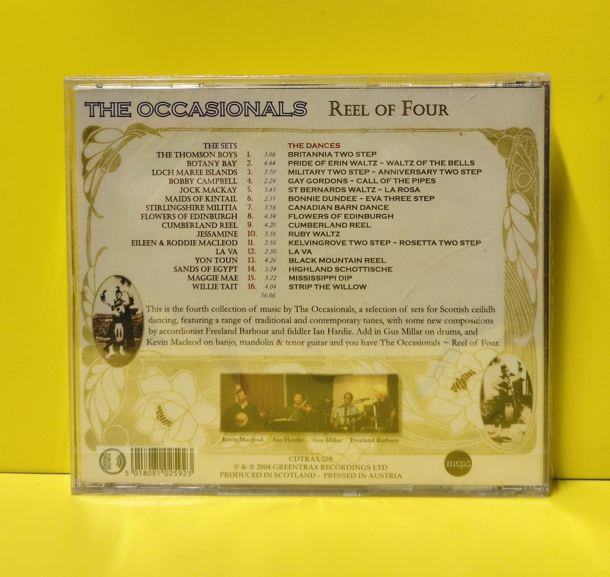 The Occasionals - Reel Of Four - 2004 - CDTRAX 259 New - Sealed - CDs