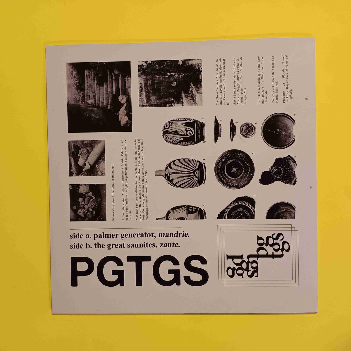 Palmer Generator / Great Saunites - PGTGS - 2020 - bloody068 Used - EX - Vinyl