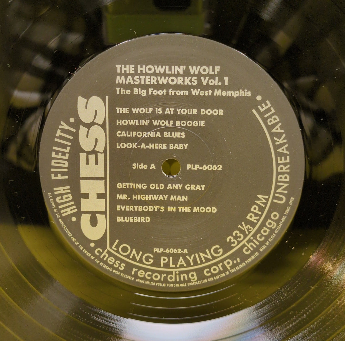 Howlin' Wolf - The Big Foot From West Memphis - 1985 - PLP-6062 Used - VG++ - Vinyl