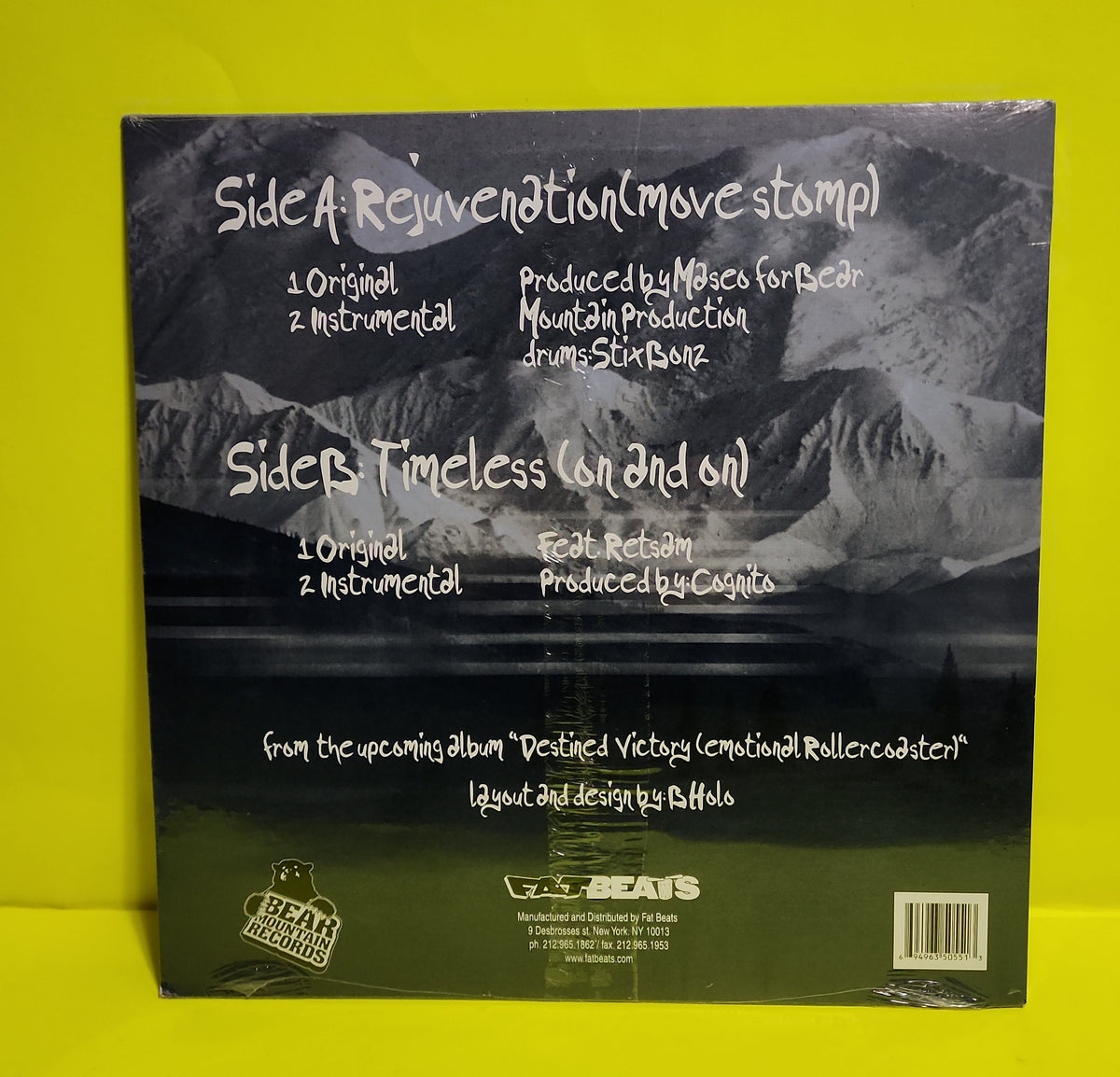 D.V. Alias Khrist - Rejuvenation (Move Stomp) - 2000 - BM 001-1 New - Sealed - Vinyl