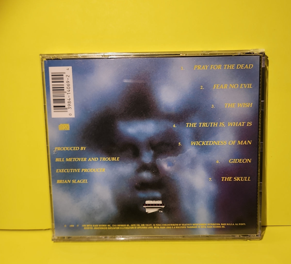 Trouble  - The Skull - 1994 - 3984-14069-2 Used - EX - CDs