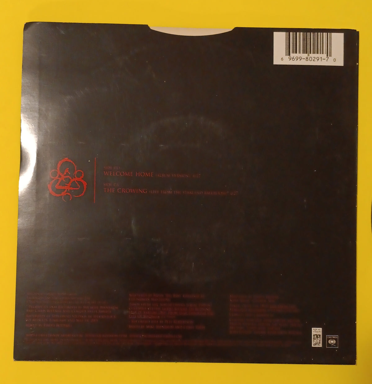 Coheed And Cambria - Welcome Home - 2005 - 38 80291 Used - EX - 7" Vinyl