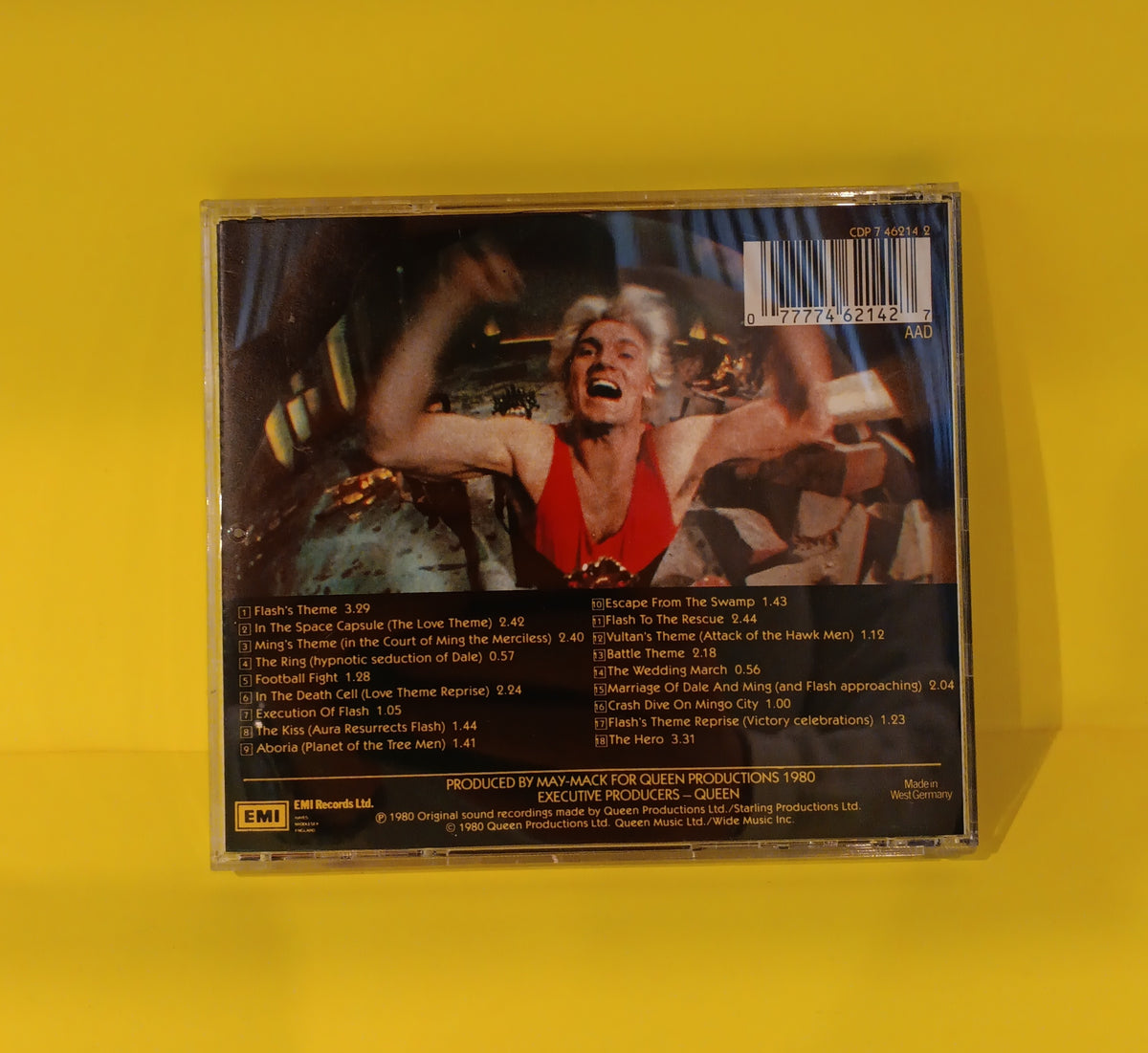 Queen - Flash Gordon (Original Soundtrack Music) (West Germany) - 1986 - CDP 7 46214 2 Used - EX - CDs