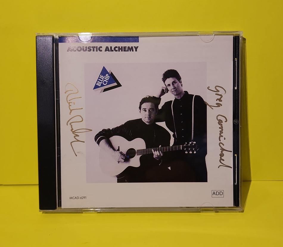 Acoustic Alchemy - Blue Chip / Autographed  - 1989 - MCAD 6291 Used - EX - CDs