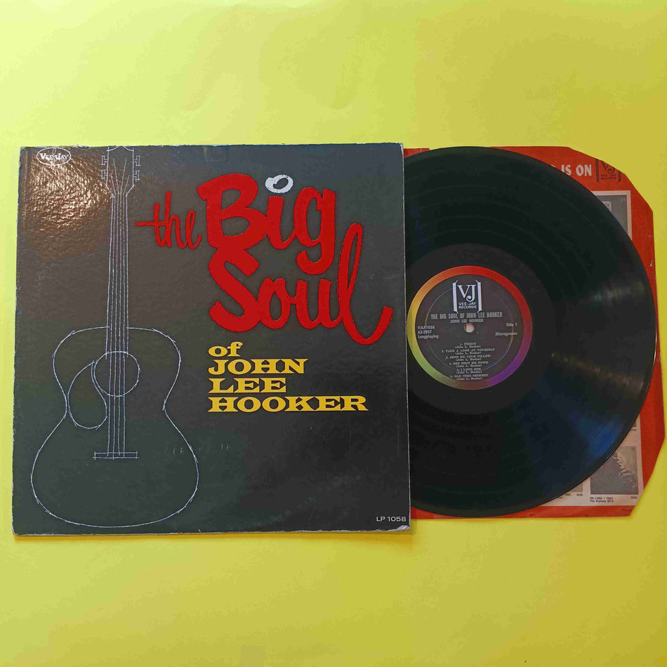 John Lee Hooker - The Big Soul of (Bracket Label DG) - 1963 - VJLP 1058 Used - VG++ - Vinyl