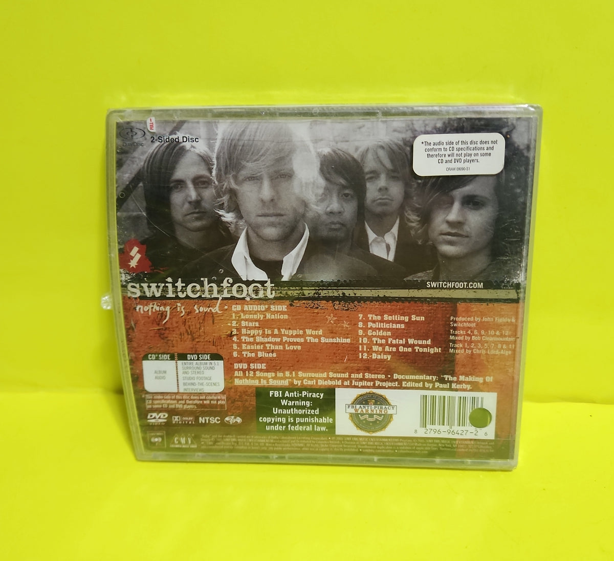 Switchfoot - Nothing Is Sound - 2005 - CN 96427 New - Sealed - CDs