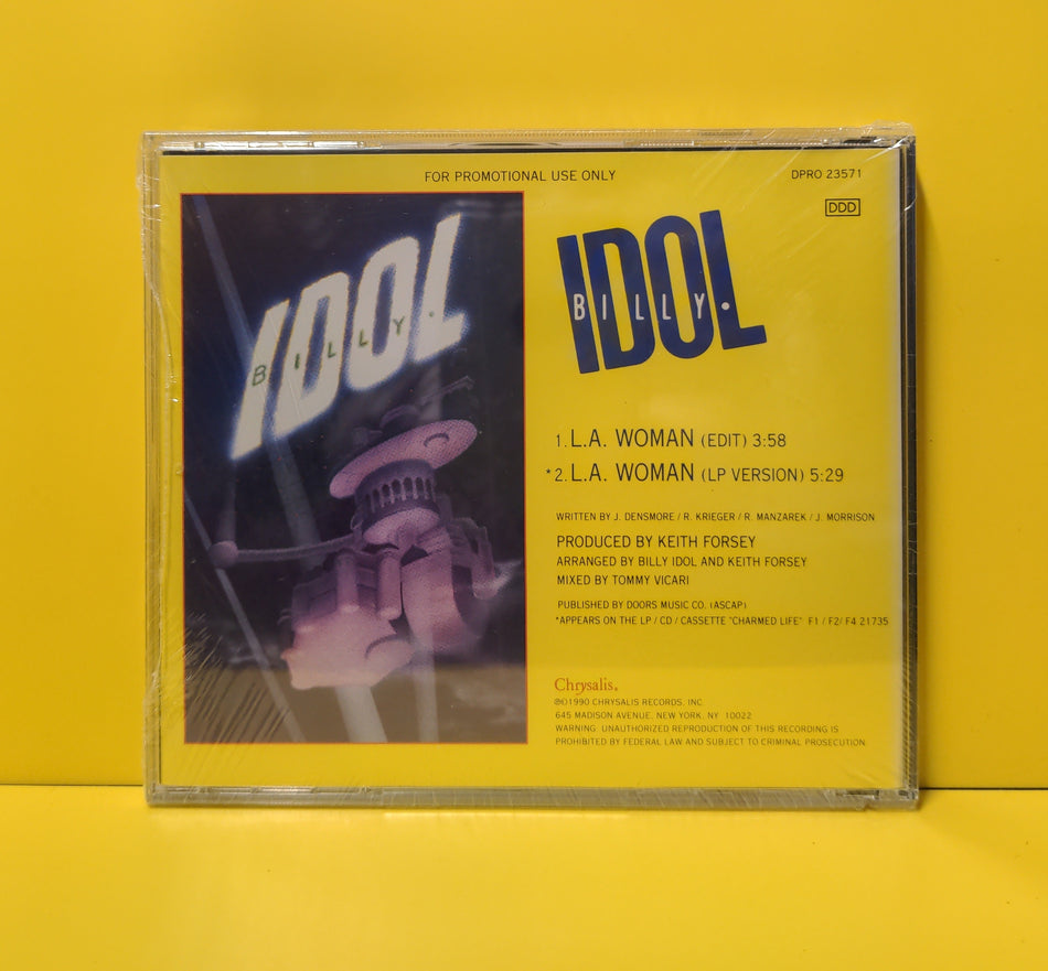 Billy Idol - L.A. Woman - 1990 - DPRO 23571 New - Sealed - CDs - Promo